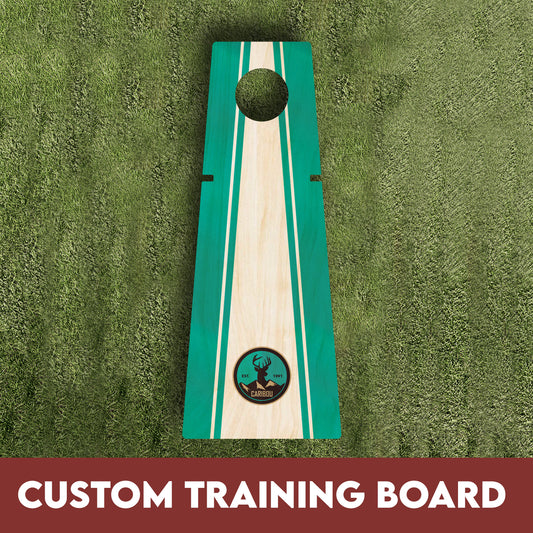 Custom Skinny Training Cornhole Board