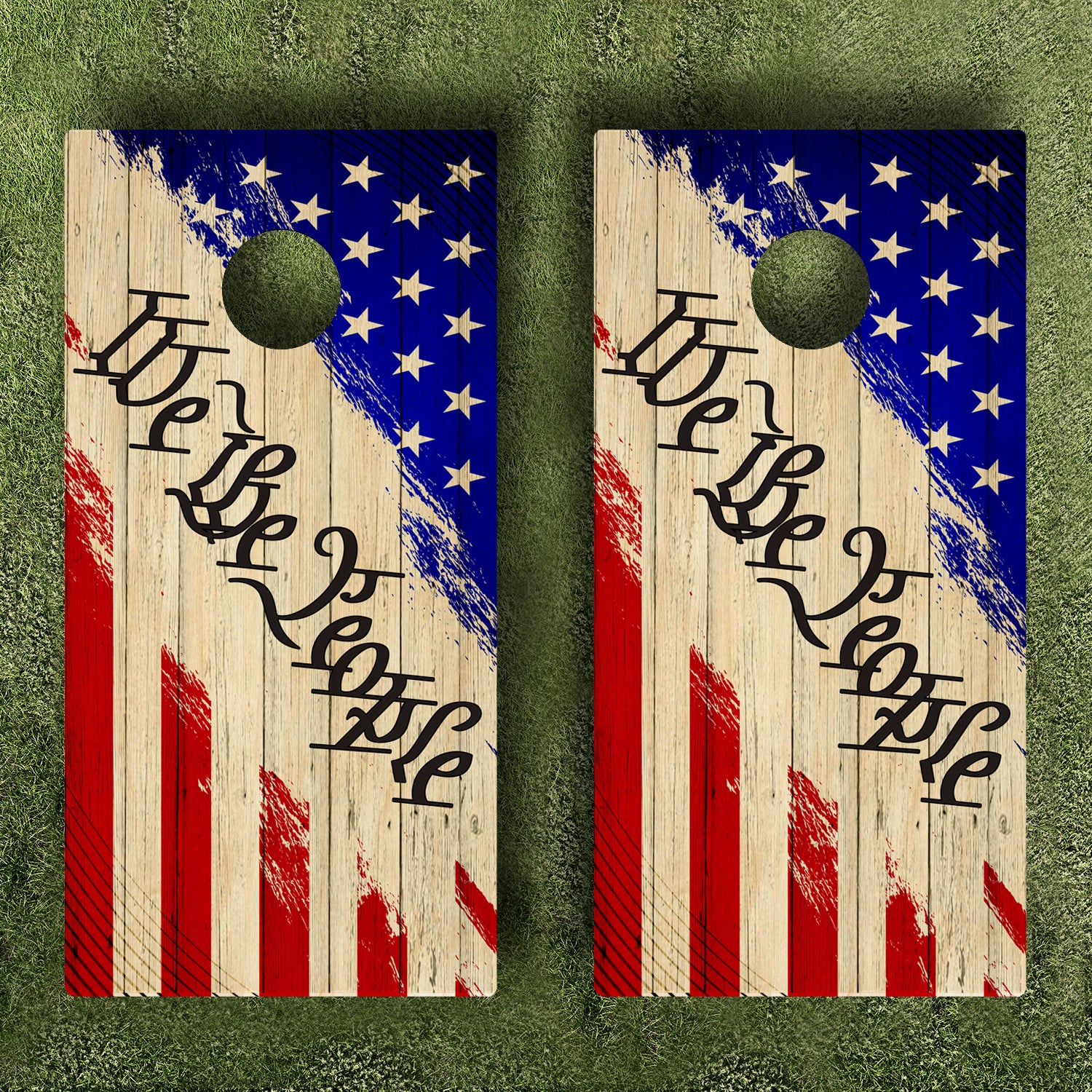 We the People Cornhole Boards